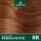 3 Dosi - Gel hair dye 300 ml - 8R light copper blonde