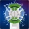 Precision Clean - 5 replacement brush heads for electric toothbrush