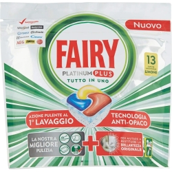 Platinum Plus All-in-one limone - 13 capsule per lavastoviglie