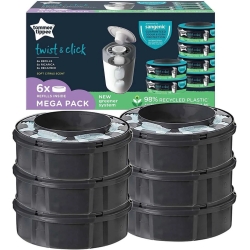 twist Mega Pack Tommee Tippee Nappy Disponsal System Refill 6 Packs