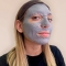 Purifying fabric mask with gray clay
