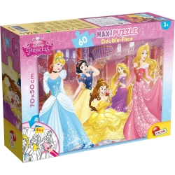 Princess Floor 60 Pieces Double-Face Puzzle 70x50 cm