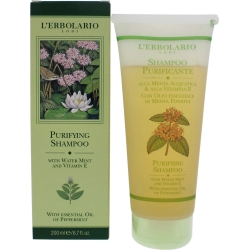 Purifying mint and vitamin shampoo and 200 ml