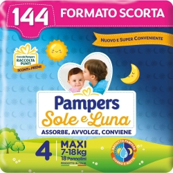 Sole & Luna Maxi - 17 diapers size 4 (7-18 kg)