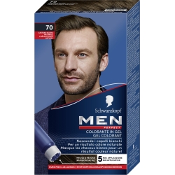 Men Perfect - hair dye gel n. 70 natural dark brown