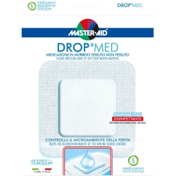 Drop Med - 5 Soft Non-Woven Fabric Dressings 12.5X12.5 Cm