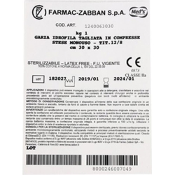 Tablets No Sterile Hydrophilic Of Garza 12/8 30 X 30 Cm 1Kg