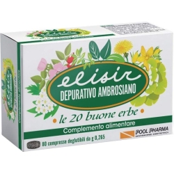Supplement Elisir Ambrosiano Depurative 80 Tablets
