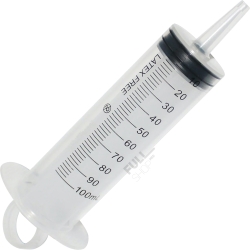 Sterile Syringe Disposable Without Needle Capacity 100 ml 1 Piece
