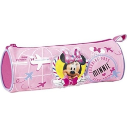 Girls Pencil Case cylindrical Minnie Voyage