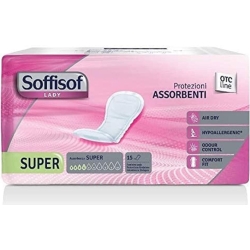 lady super dry - pack of 15 pads