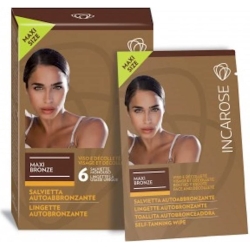 maxi bronze self-tanning wipe 6 pices