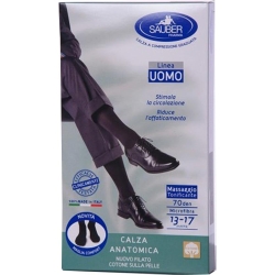 Linea Uomo - Qskin sock 70 den Size M Color Black