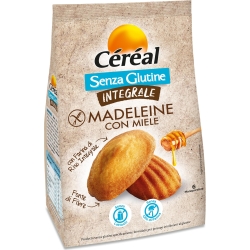Madeleine with whole honey gluten 170 g