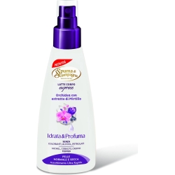 Orchid and blueberry extract - Express body milk 150 ml
