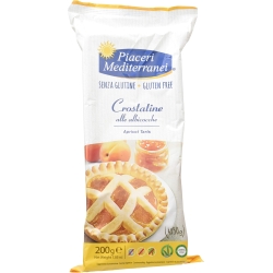 Crostatine alle albicocche - 4 apricot tarts gluten free
