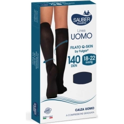 Linea Uomo - Anatomic Sock 140 Den Taglia M Blu