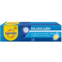 supradyn ricarica vital age 50+  vitamins & minerals supplement 15 tablets