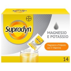 Supradyn Magnesium and Potassium Vitamin and mineral supplement 14 sachets