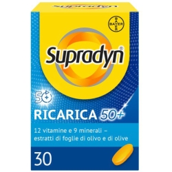 Supradyn Ricarica 50+ Food Supplement 30 Tablets Coated