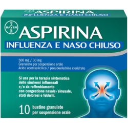 Aspirina Influence and Nose Closed 10 Sachets