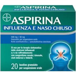 Aspirina Influenza E Naso Chiuso 20 sachets