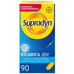 Supradyn Recharge 50+ - Multivitamin Supplement 90 Coated Tablets