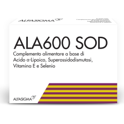 Ala600 Sod 20 Tablets - Antioxidant Supplement