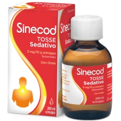 Sinecod Cough Sedative 3 mg / 10 g - Soothing Cough syrup 200 ml
