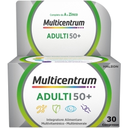 Adulti 50+ vitamins and minerals supplement 30 tablets