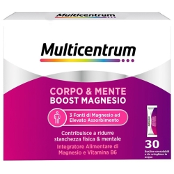 Corpo & Mente Boost Magnesio - Magnesium & Vitamin B6 Supplement 30 Sachets