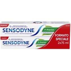 F-Previon - Anti-plaque toothpaste 2x75 Ml