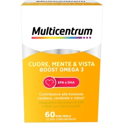 Heart Mind & Sight Boost Omega 3 - EPA&DHA Supplement 60 Minipearls