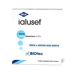 Sterile Gauzes Ialuset 10 x 10 cm 10 Pieces