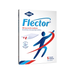 Flector 180 mg - 5 Medicated Patches For Joint And Muscle Pain