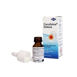 Cerulisina Dolore 1% + 5% - ear drops for the treatment of otalgia (ear pain) 6 g