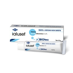 Ialuset cream for treatment of uninfected wounds with exudate 25 g