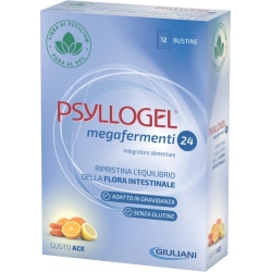 Psyllogel Megafermenti 24 Ace 12 sachets - digestive support