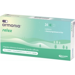 Armonia Relax Melatonin based supplement - 24 Tablets 1 mg