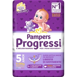 Progress junior size 5 (11-25 kg) pack of 19 nappies