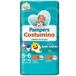 Il costumino - 10 Waterproof size 5 (15+ kg) diapers