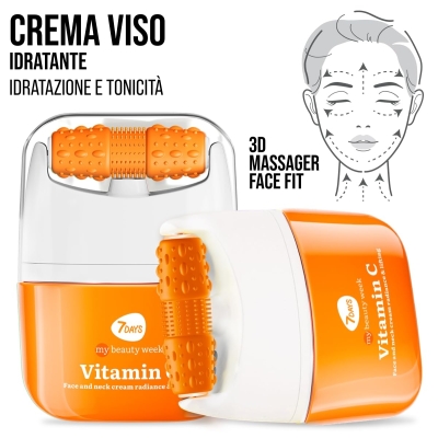 Vitamin C Face Lifting Cream with Roller Massager 40 ml