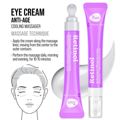 Eye Contour Cream with Retinol - Anti-Wrinkle and Puffiness 18 ml