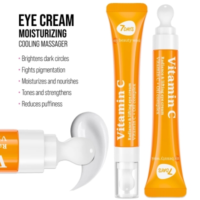Eye Contour Cream with Vitamin C Anti-Wrinkle and Moisturizing 18 ml