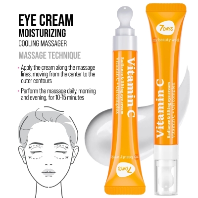 Eye Contour Cream with Vitamin C Anti-Wrinkle and Moisturizing 18 ml