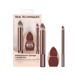 Makeupsaver - Set of 3 Makeup Sponges and Brushes