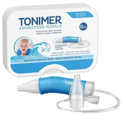 Tonimer Nasal Aspirator - For Newborns and Children with 2 Nozzles