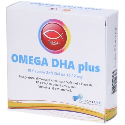 Omega DHA Plus 30 soft gel capsules - Supplement for normal heart function