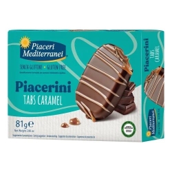 Piacerini Tabs Caramel - Gluten-Free Caramel Bites 81g
