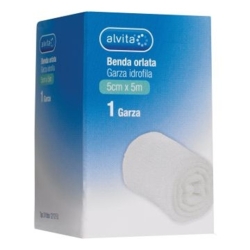 hemmed bandage pure cotton 5x500 cm